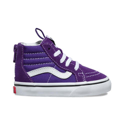 Vans Toddler Sk8 Hi Zip Heliotrope True White - 50-50 Skate Shop