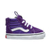 Vans Toddler Sk8 Hi Zip Heliotrope True White - 50-50 Skate Shop