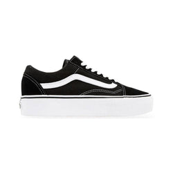 Vans Womens Old Skool Platform Black White - 50-50 Skate Shop