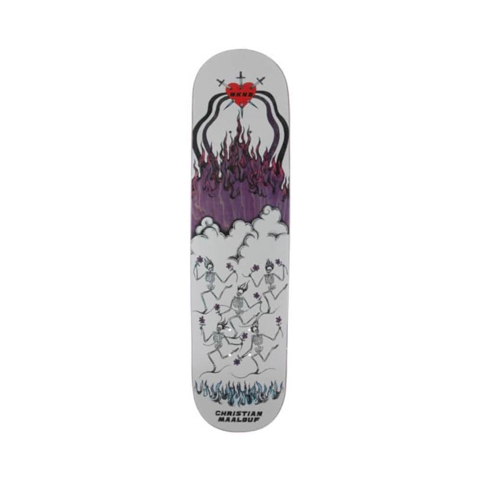 WKND Skateboard Deck Running With Daisies 8.25" x 31.75" Christian Maalouf 14.25" WB - 50-50 Skate Shop