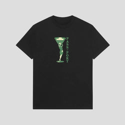 Passport Skate Miss Martini Tee Black - 50-50 Skate Shop