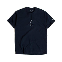 Hotel Blue Smoke Short Sleeve Tee Navy - 50-50 Skate Shop