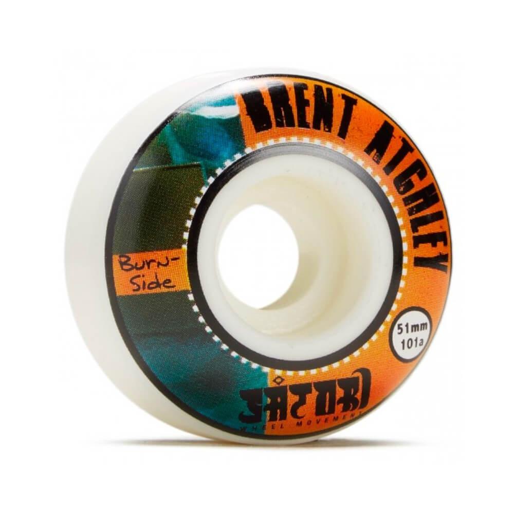 Satori Skateboard Wheels Brent Atchley Burnside 51mm 101a - Set of 4 - 50-50 Skate Shop