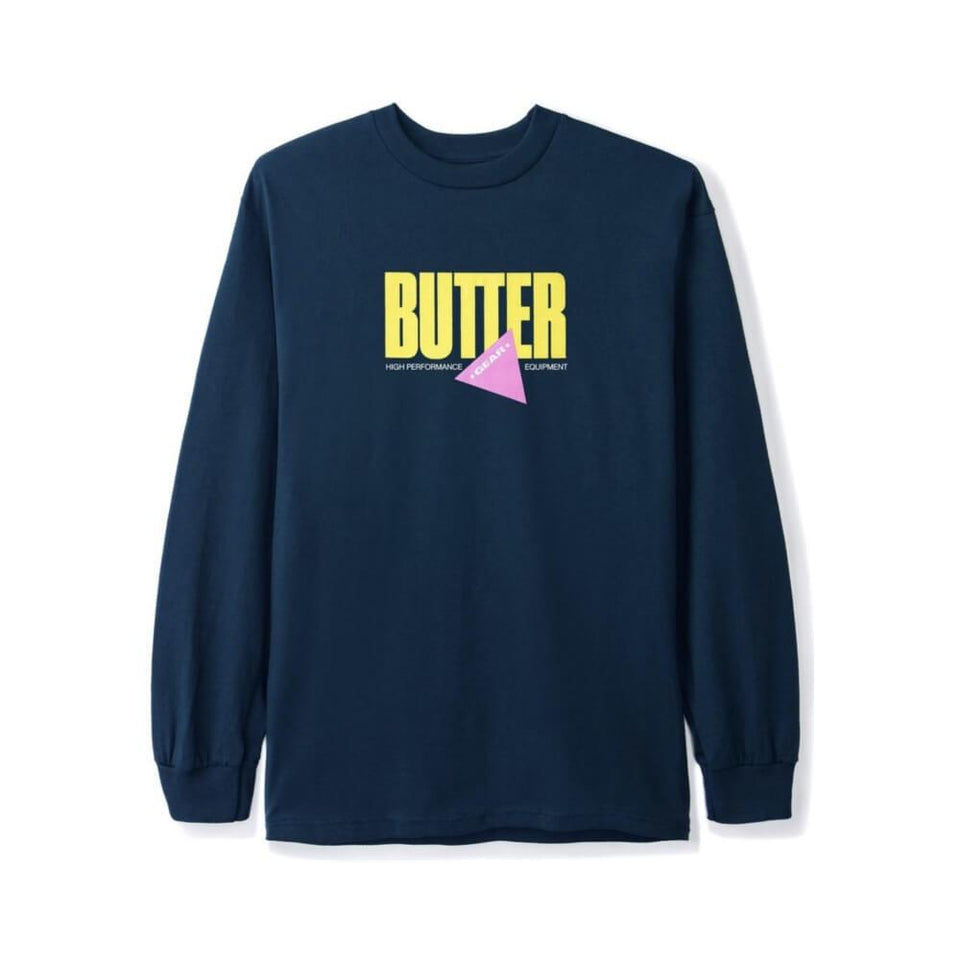 Butter Goods Long Sleeve Tee Gear Navy - 50-50 Skate Shop