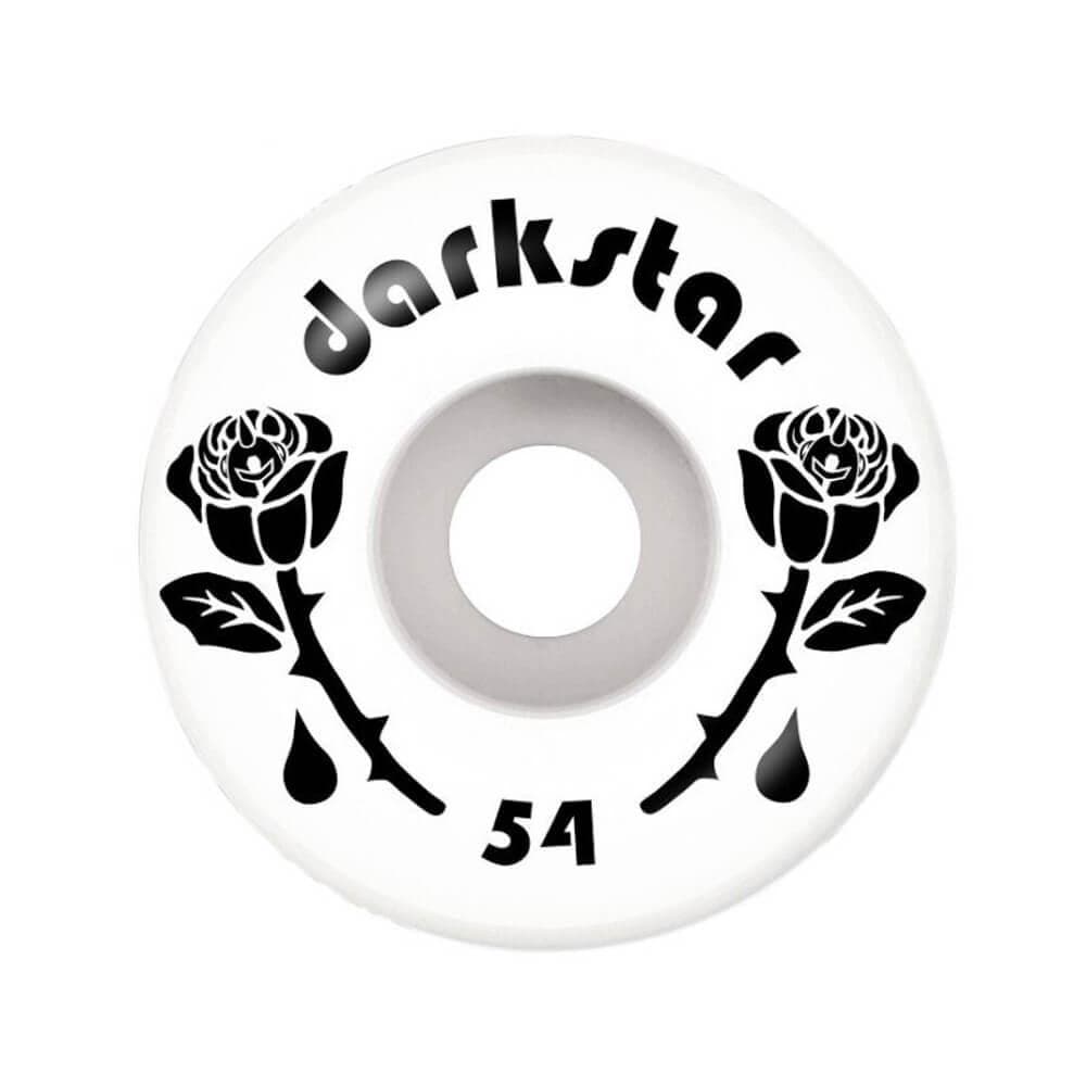 Dartstar Skateboard Wheels Forty 54mm 99A Black White - Set of 4 - 50-50 Skate Shop