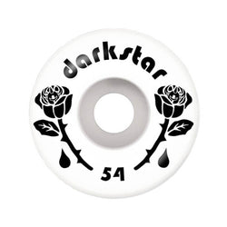 Dartstar Skateboard Wheels Forty 54mm 99A Black White - Set of 4 - 50-50 Skate Shop