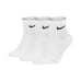 Nike SB Skate Everyday Cushioned Ankle Socks White 3 Pack - 50-50 Skate Shop