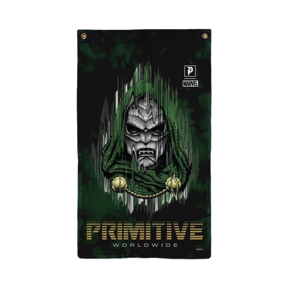Primitive Skate Banner Marvel Dr Doom Green - 50-50 Skate Shop