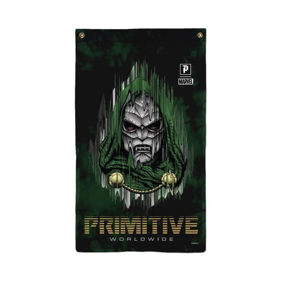 Primitive Skate Banner Marvel Dr Doom Green - 50-50 Skate Shop