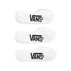 Vans Classic Super No Show Socks Mens Size 6.5-9 White - 3 Pack - 50-50 Skate Shop