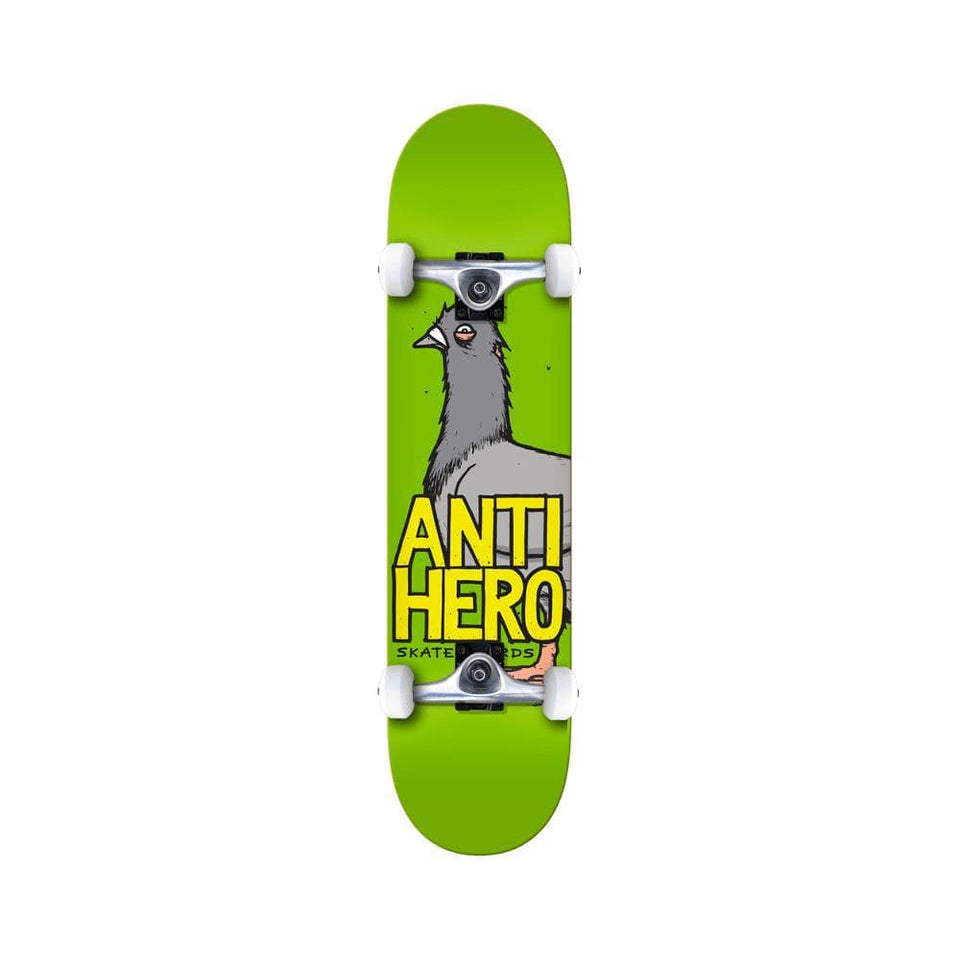 Anti Hero Skateboard Complete Pigeon Hero 7.5" Green - 50-50 Skate Shop
