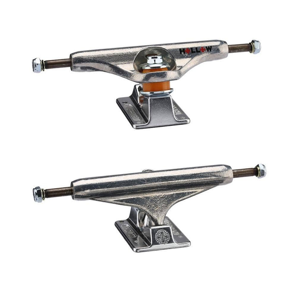 Independent Forged Hollow Silver Trucks 144 (8.25" Axle) Stage 11 (Pair) - 50-50 Skate Shop