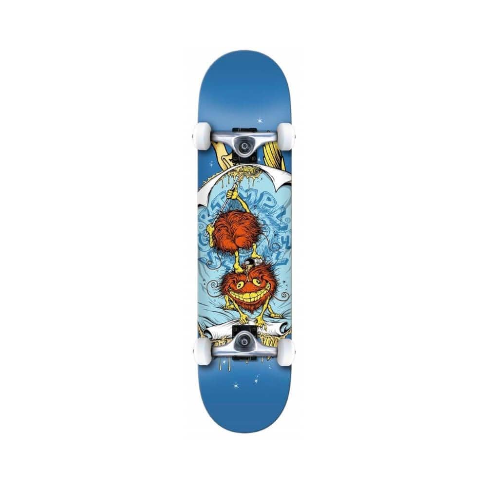 Anti Hero Skateboard Complete Grimple Glue 8.25" x 31.75" Blue 14.25" WB - 50-50 Skate Shop