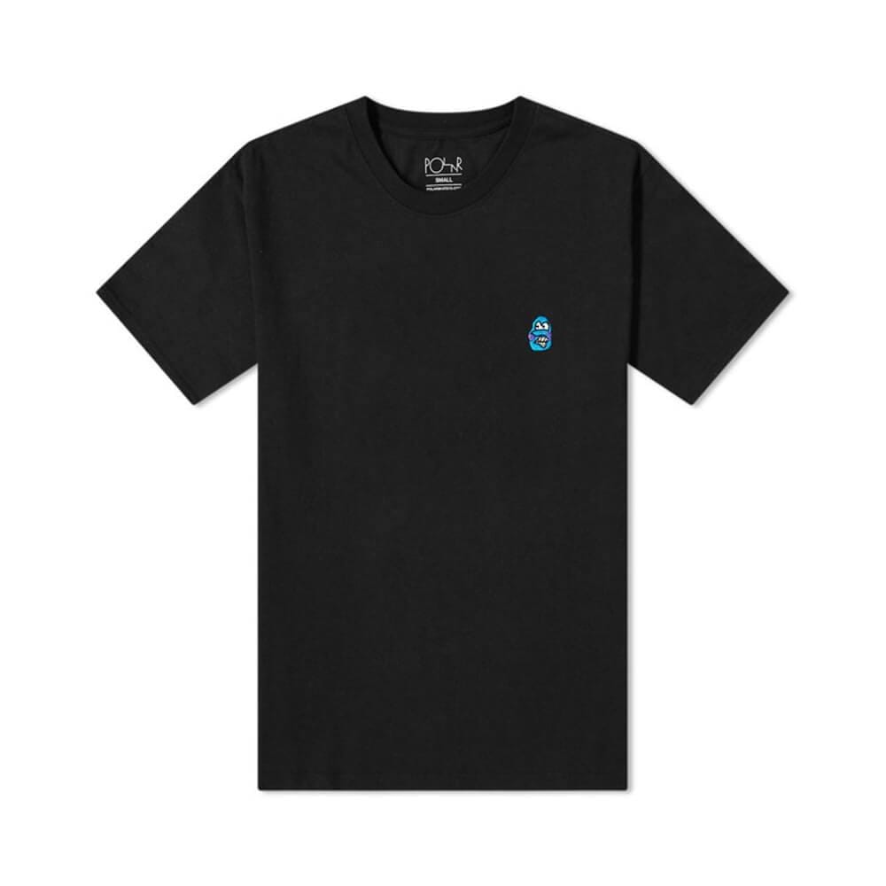 Polar Skate Co Dane Face Tee Black - 50-50 Skate Shop