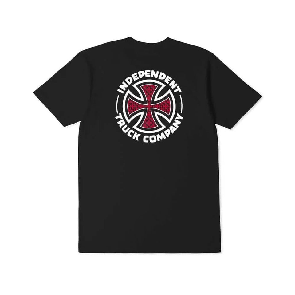 Independent Repeat Cross Youth Tee Black - 50-50 Skate Shop