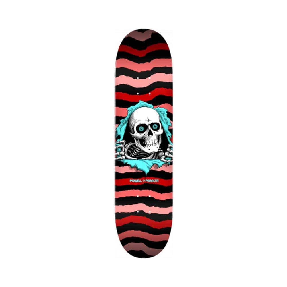 Powell Peralta Skateboard Deck Ripper 8.0" x 31.45" Red - 50-50 Skate Shop