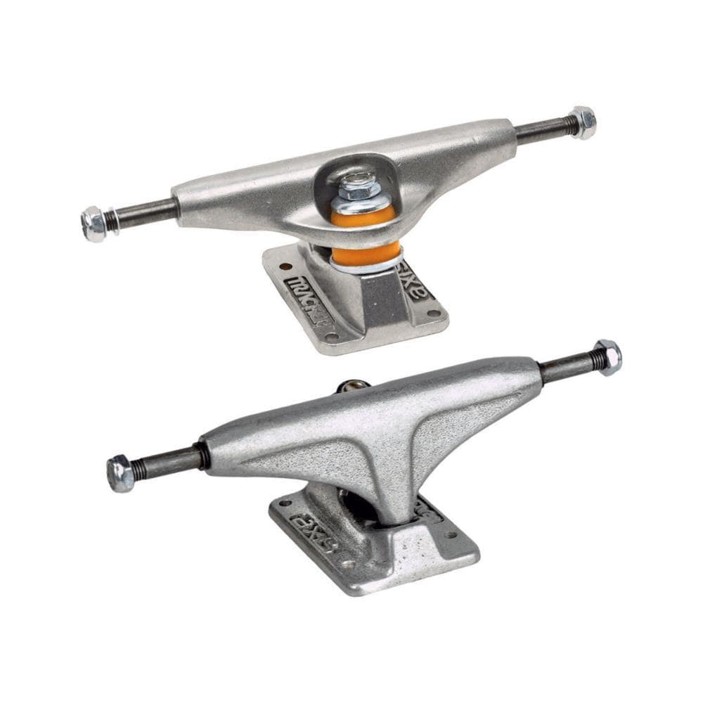 Tracker Skateboard Trucks Axis 149mm (8.5 Inch) Silver (1 Pair) - 50-50 Skate Shop