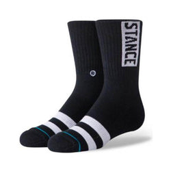 Stance Kids OG Socks Black - 50-50 Skate Shop