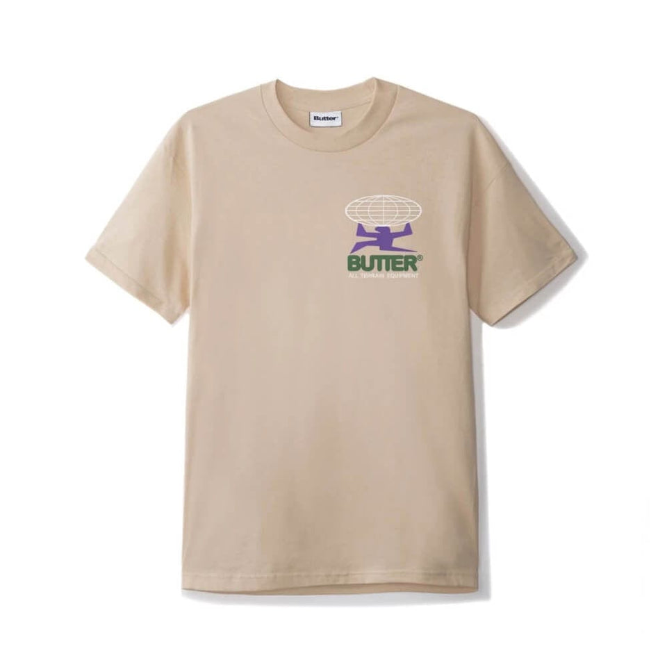 Butter Goods All Terrain Tee Sand - 50-50 Skate Shop