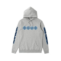 Independent Stacked Youth Pop Hoodie Grey Heather - 50-50 Skate Shop