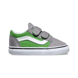 Vans Toddler Old Skool V (Pop) Online Lime Frost Grey - 50-50 Skate Shop