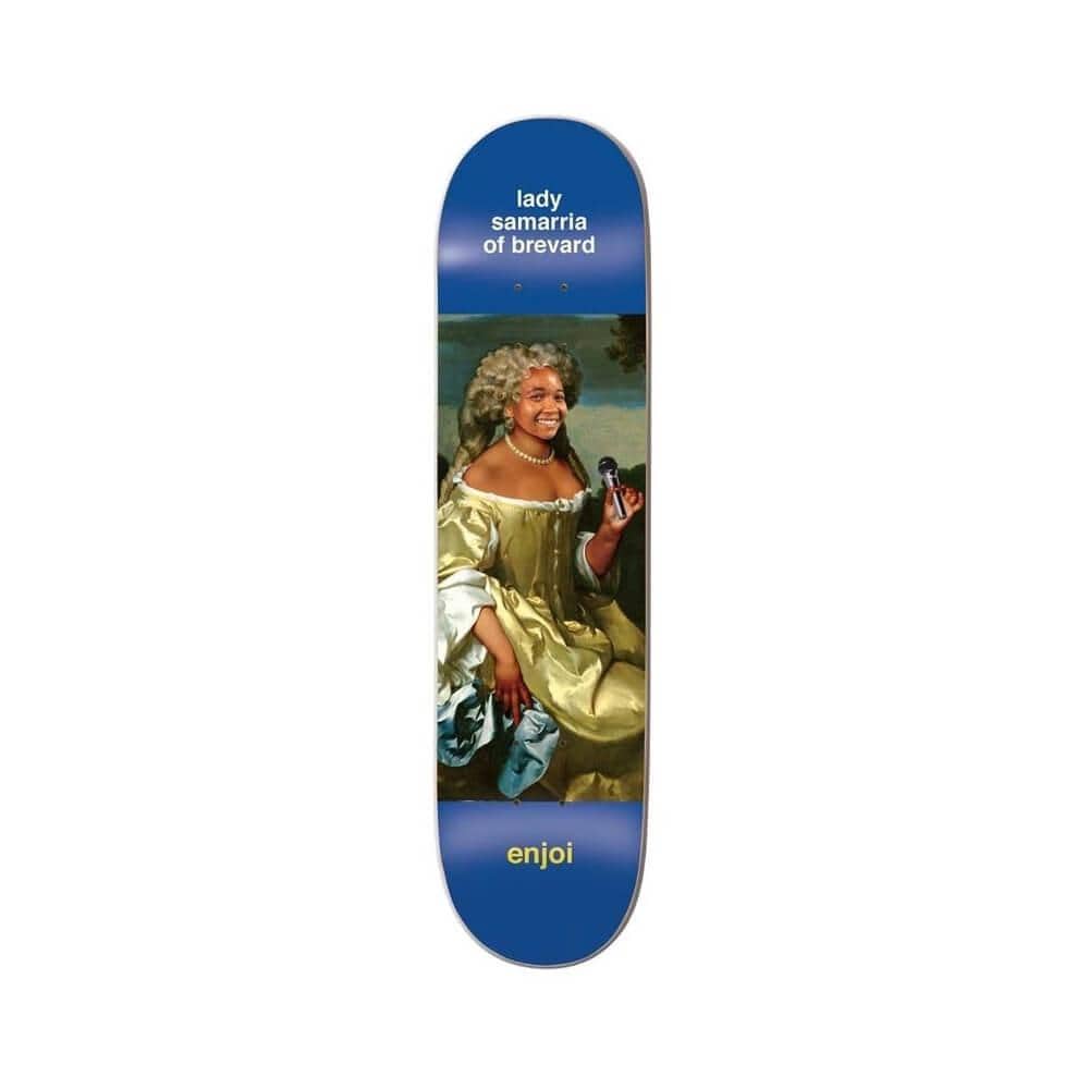 Enjoi Skateboard Deck Renaissance Impact Light 8.0" x 31.6" Samarria Brevard 14" WB - 50-50 Skate Shop