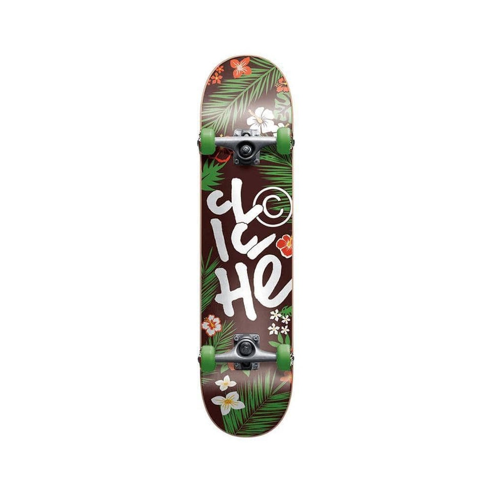 Cliche Skateboard Complete Hanalei 7.75" Green Brown - 50-50 Skate Shop