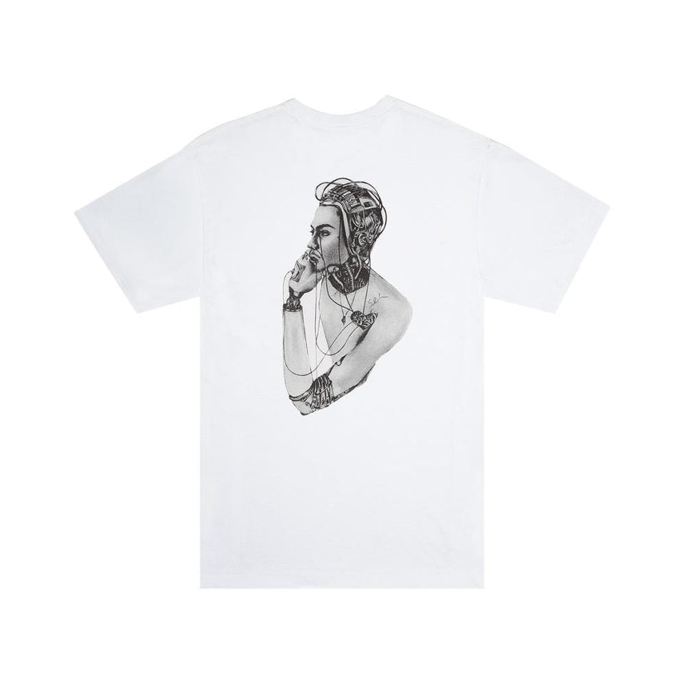 Fucking Awesome Cyborg Pocket T-Shirt White - 50-50 Skate Shop
