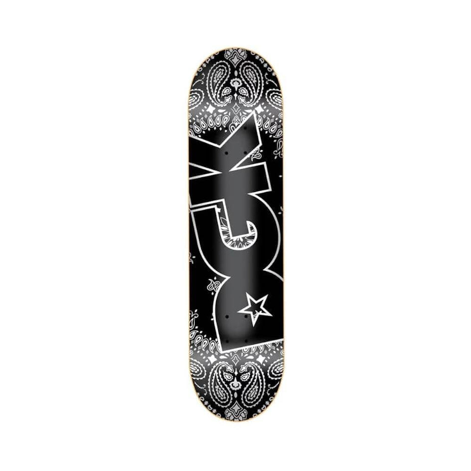 DGK Skateboard Deck Paisley 8.1" x 31.75" Black White 14.375" WB - 50-50 Skate Shop
