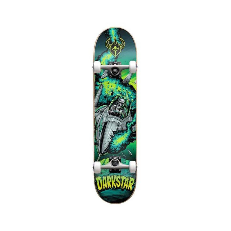 Darkstar Skateboard Complete Explode Youth 7.0" x 28.875" Green 12.25" WB - 50-50 Skate Shop