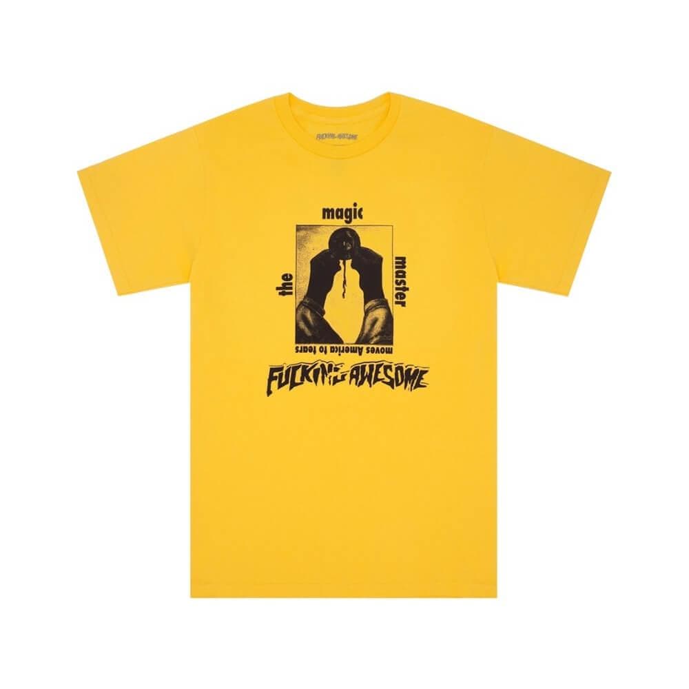 Fucking Awesome Skate The Magic Master Tee Yellow - 50-50 Skate Shop