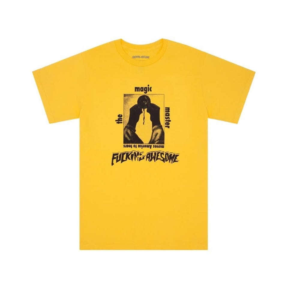 Fucking Awesome Skate The Magic Master Tee Yellow - 50-50 Skate Shop