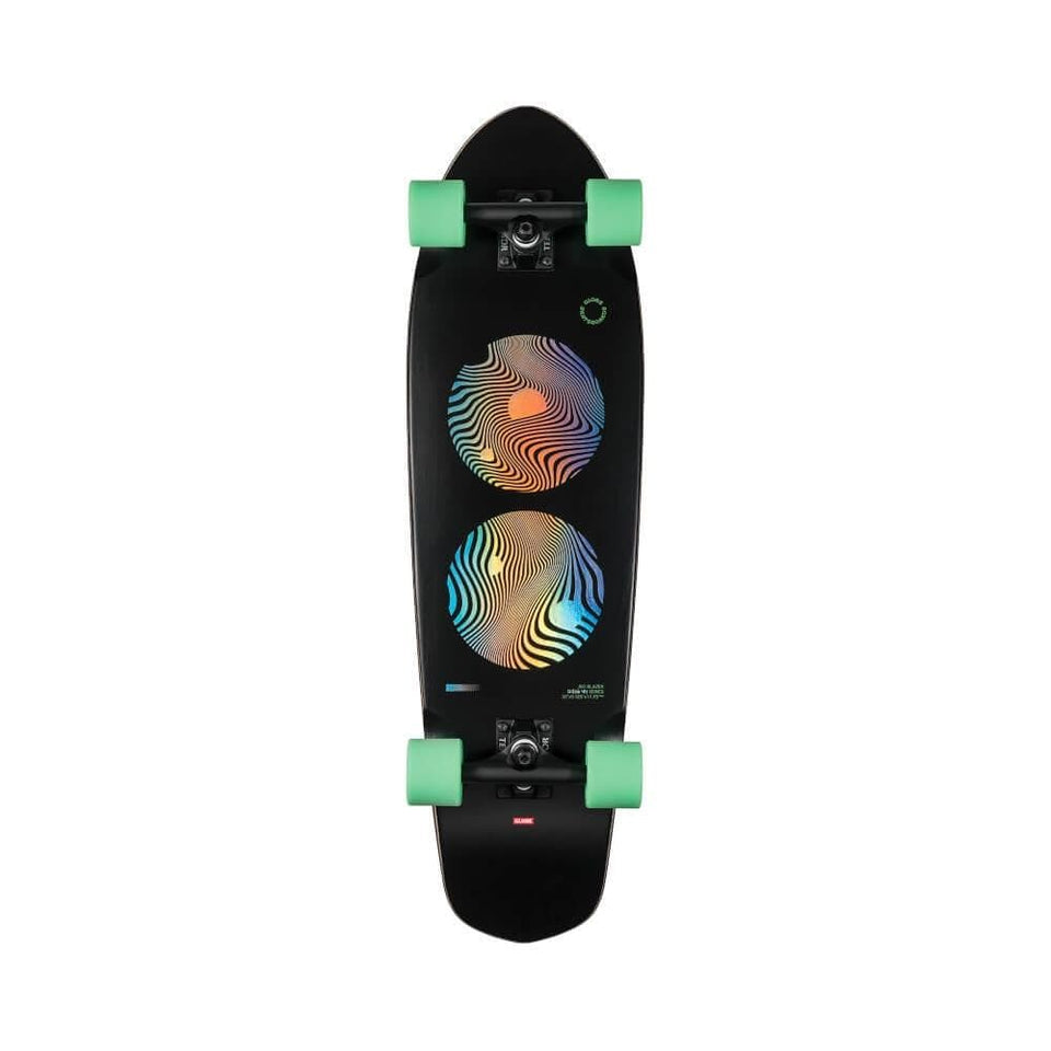 Globe Skateboard Cruiser Complete Big Blazer 32" Black Green - 50-50 Skate Shop