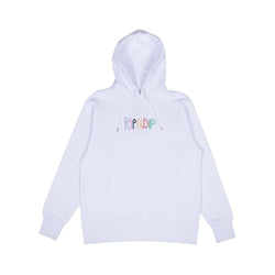 Ripndip Multi Hoodie Embroidered Art White - 50-50 Skate Shop