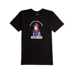 Thank You Tee Skate Animal Black - 50-50 Skate Shop