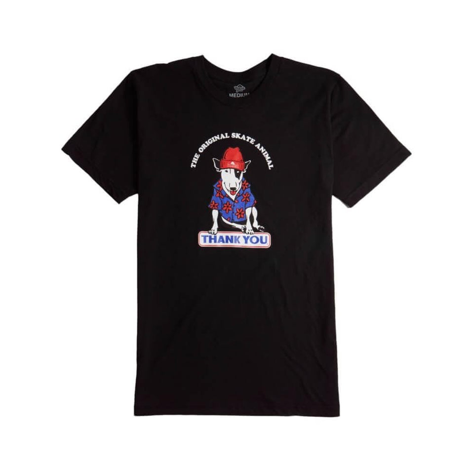 Thank You Tee Skate Animal Black - 50-50 Skate Shop
