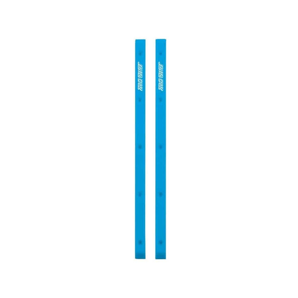 Santa Cruz Skateboard Slimline Rails Cyan - Set of 2 - 50-50 Skate Shop