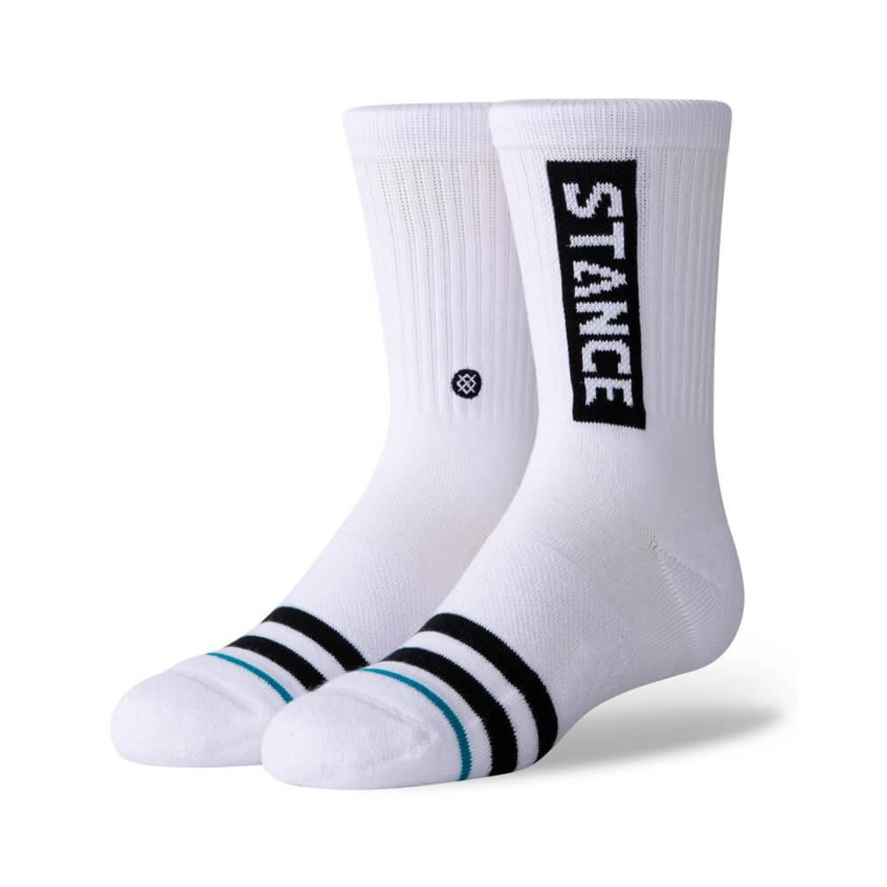 Stance Kids OG Socks White - 50-50 Skate Shop