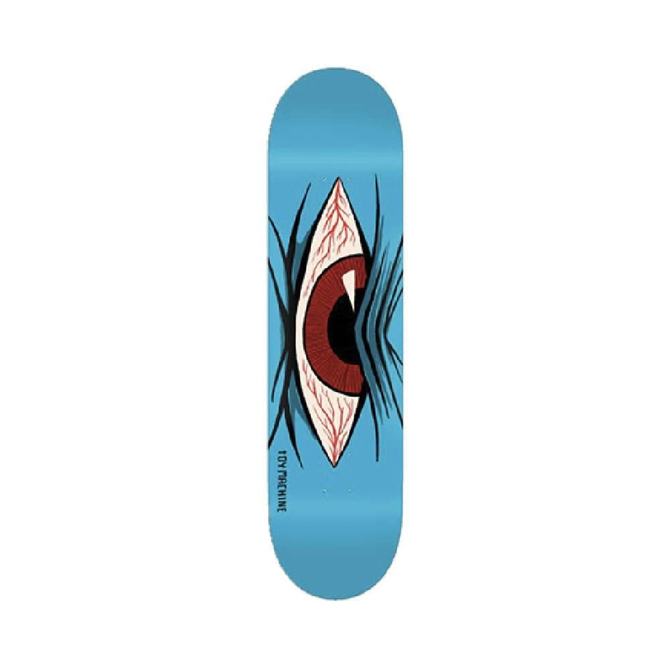 Toy Machine Skateboard Deck Mad Eye 7.75" x 31.75" Blue 13.875" WB - 50-50 Skate Shop