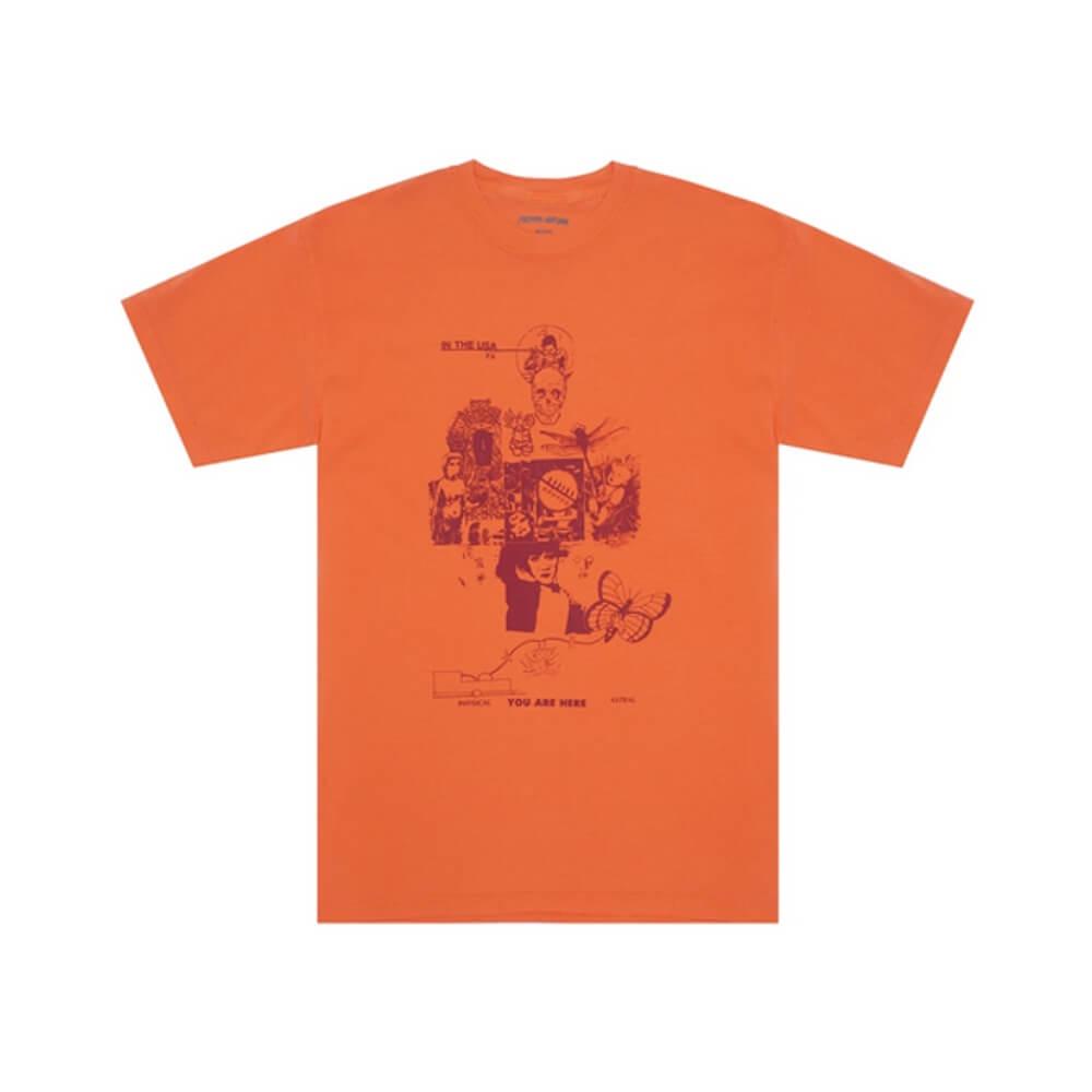 Fucking Awesome Physical Astral T-Shirt Burnt Orange - 50-50 Skate Shop