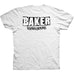 Baker Brand Logo Dubs Tee White - 50-50 Skate Shop