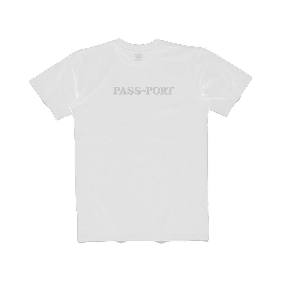 Passport Official Sweaty Embroid Tee Black - 50-50 Skate Shop