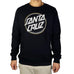 Santa Cruz Keyline Dot Crewneck Black - 50-50 Skate Shop