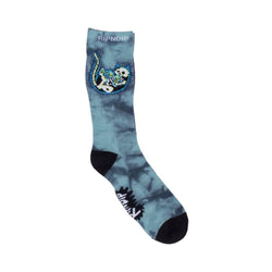 Ripndip Falling Eletricuted Socks Deep Sea Lightning Wash - 50-50 Skate Shop