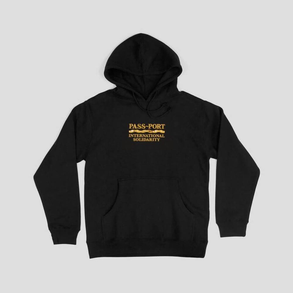 Passport Skate International Solidarity Hoodie Black - 50-50 Skate Shop