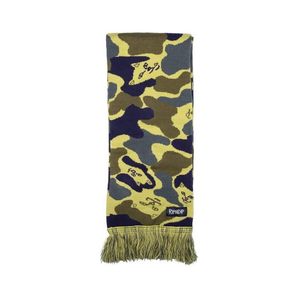 Ripndip Nerm Camo Scarf Tropic Camo - 50-50 Skate Shop