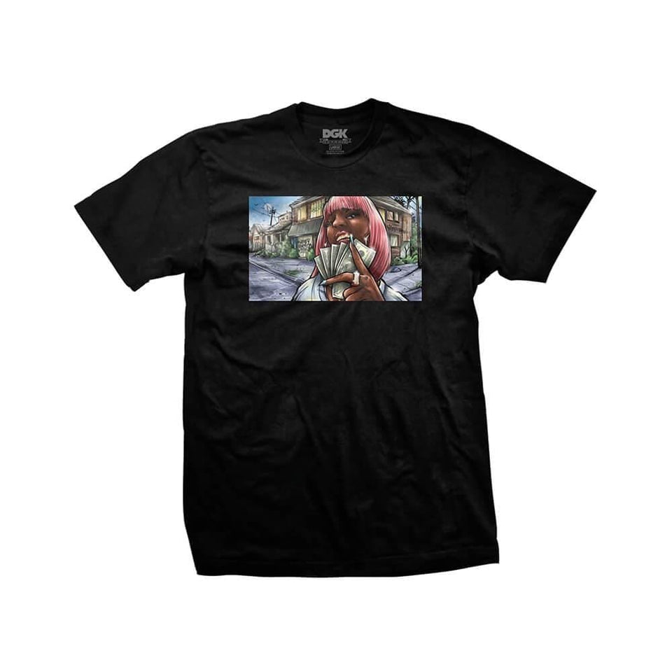 DGK Skate Tee Queen Black - 50-50 Skate Shop
