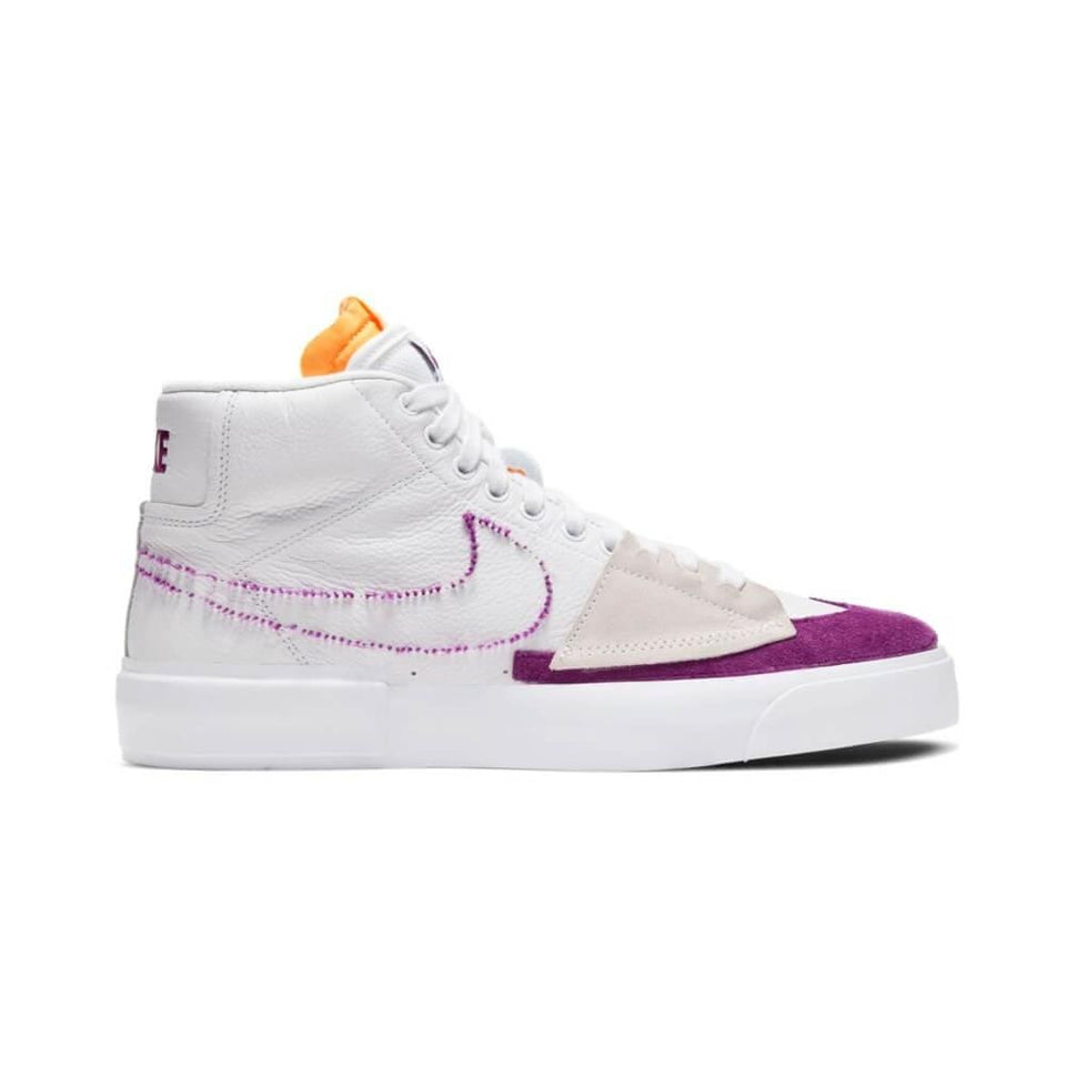 Nike SB Zoom Blazer Mid Edge White Viotech White - 50-50 Skate Shop