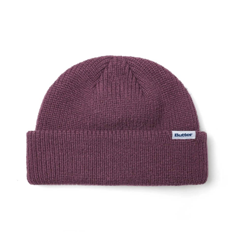 Butter Goods Wharfie Beanie Wine White - 50-50 Skate Shop