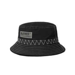 Butter Goods Terrain Contrast Stitch Bucket Hat Black OSFA - 50-50 Skate Shop